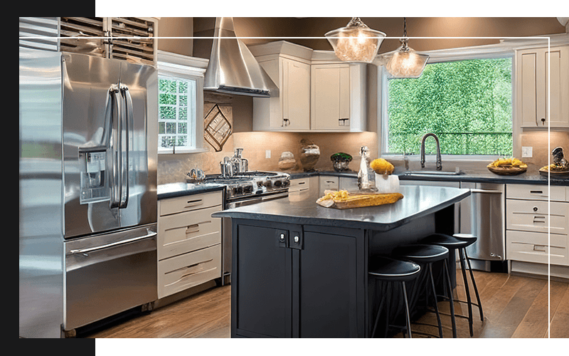 image of a kitchen remodel