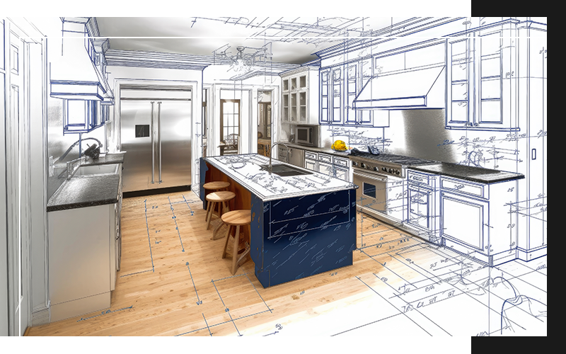 image of kitchen remodel