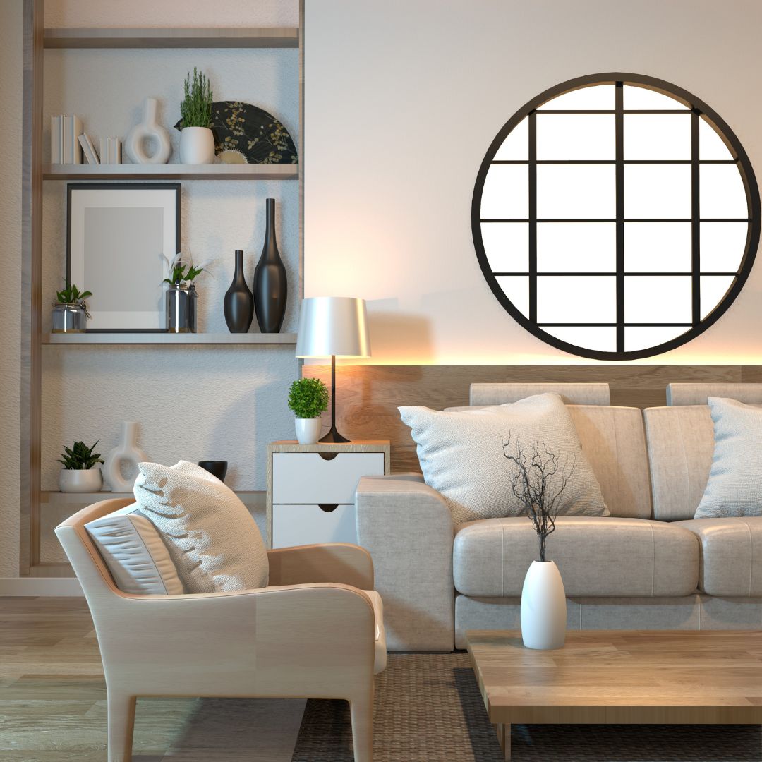 a beautifully designed livingroom