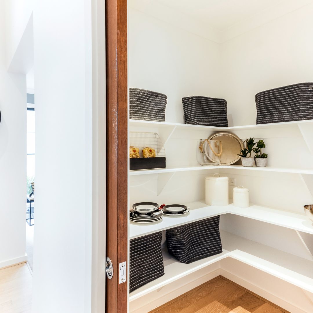 a organized pantry