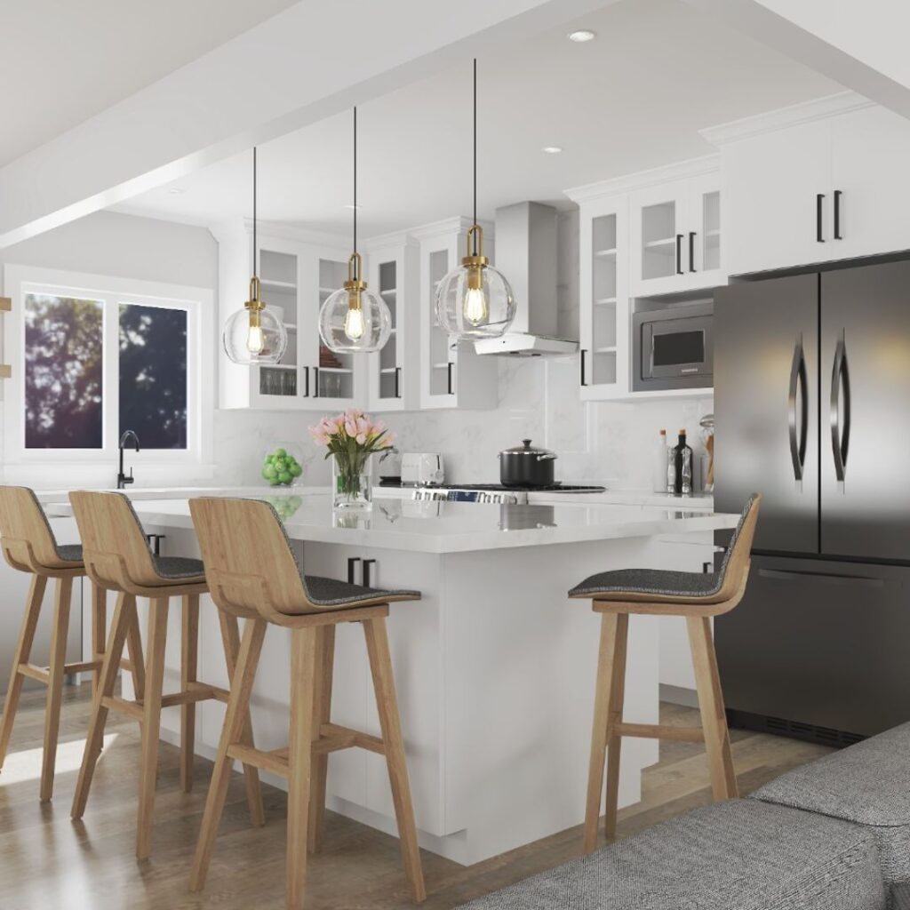 renovated kitchen