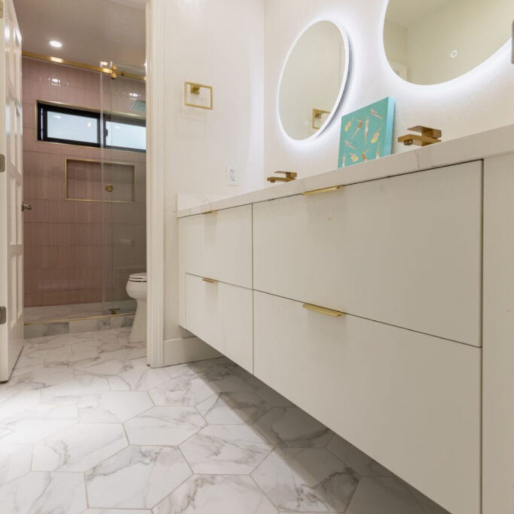 remodeled bathroom