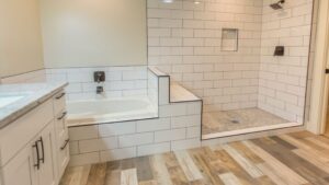 newly remodeled bathroom