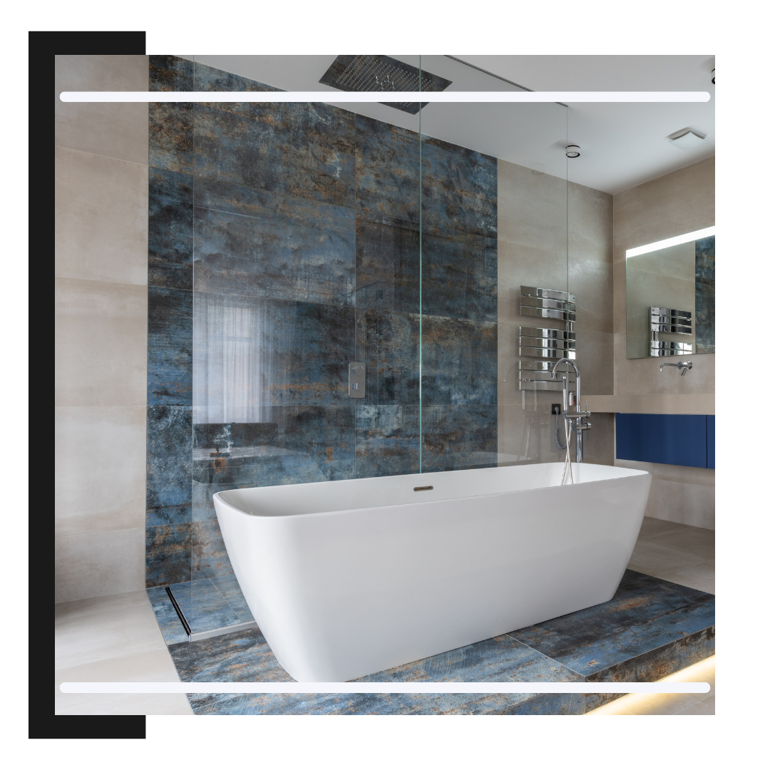 large walk in with tub